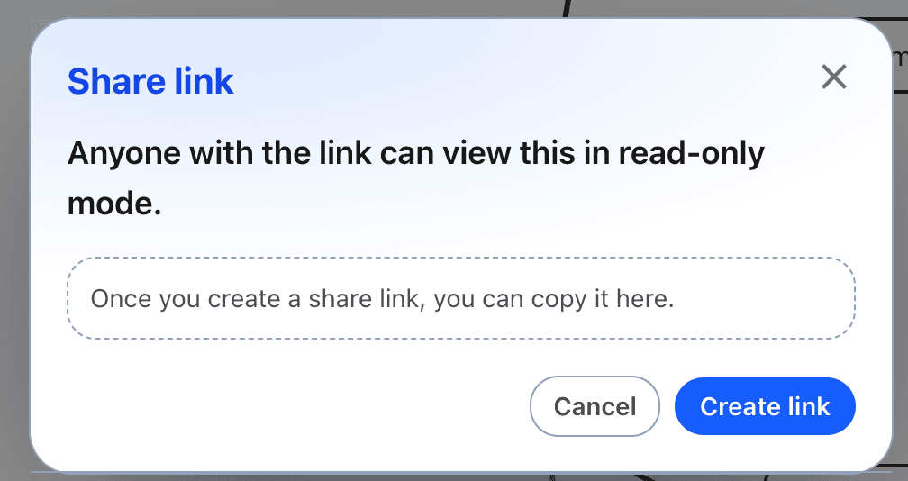 Share and export outputs